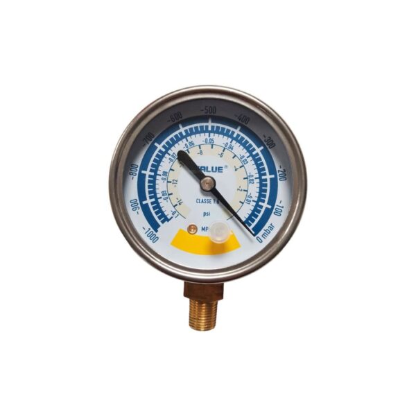 VACUOMETRO PARA BOMBA DE VACIO VALUE