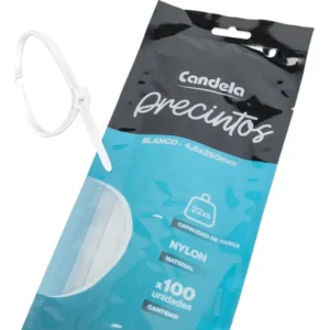 BOLSA X100 PRECINTOS BLANCOS 10CM